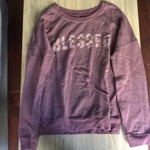 Blessed crew neck